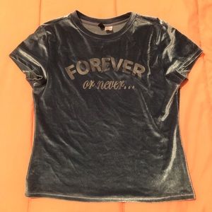 H&M “Forever, or never...” T-shirt